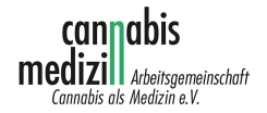 Logo vom 'ACM -  Arbeitsgemeinschaft Cannabis als Medizin e.V.'